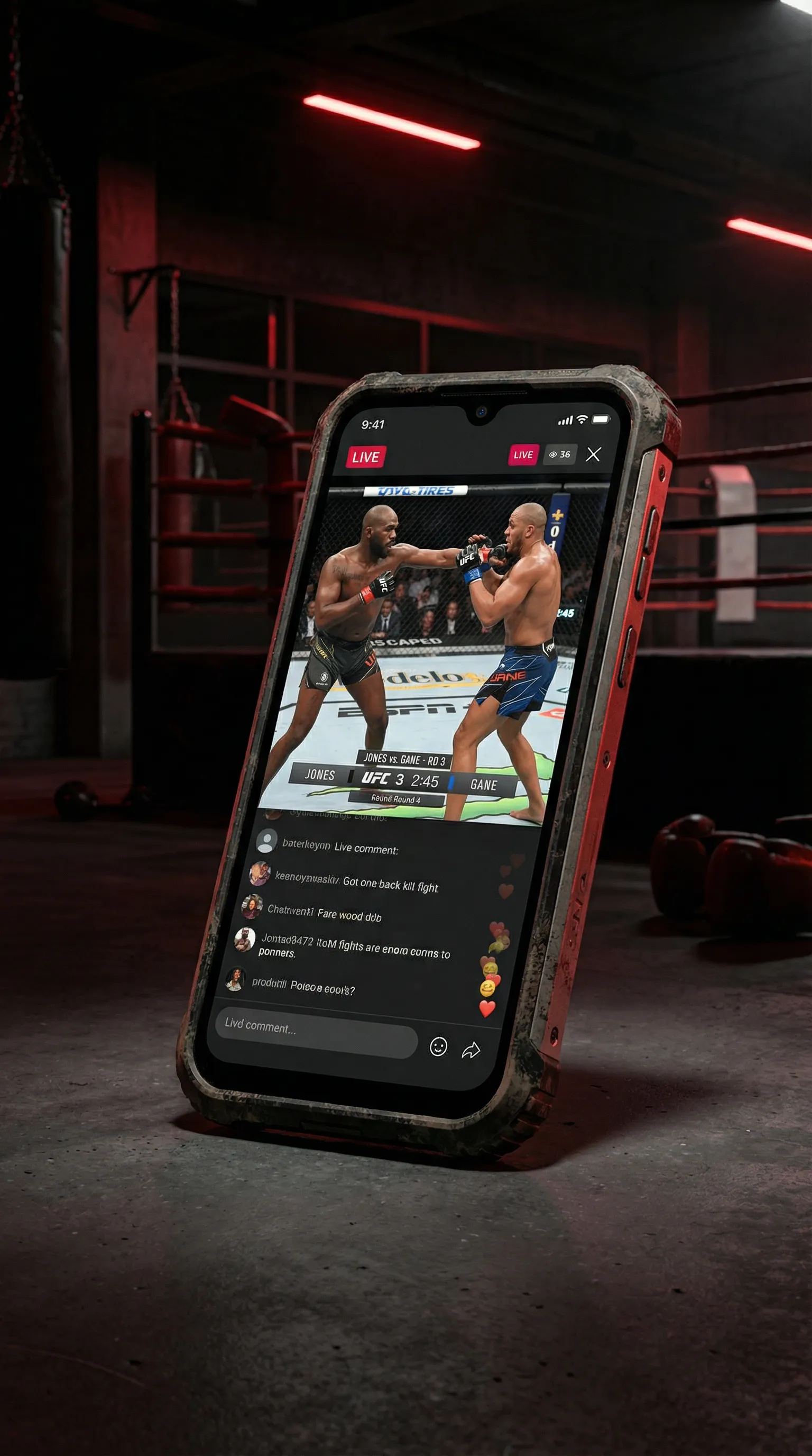 博鱼体育综合网站app 移动端APP格斗直播界面